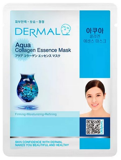 Косметическая маска с коллагеном и морской водой 015 DERMAL (Сила океана) 23 гр