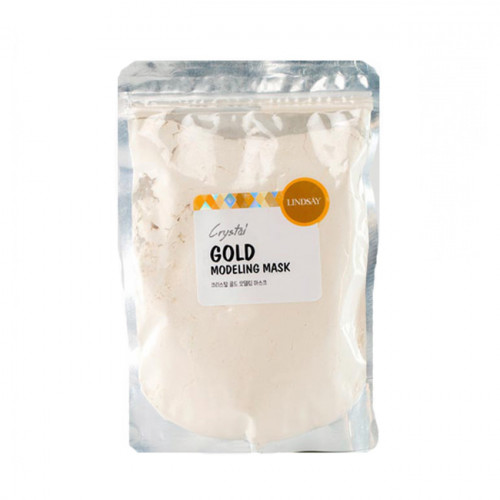 Премиальная моделирующая альгинатная маска для лица LINDSAY Premium с Золотом (омолаживающий и антивозрастной эффект) 240 г