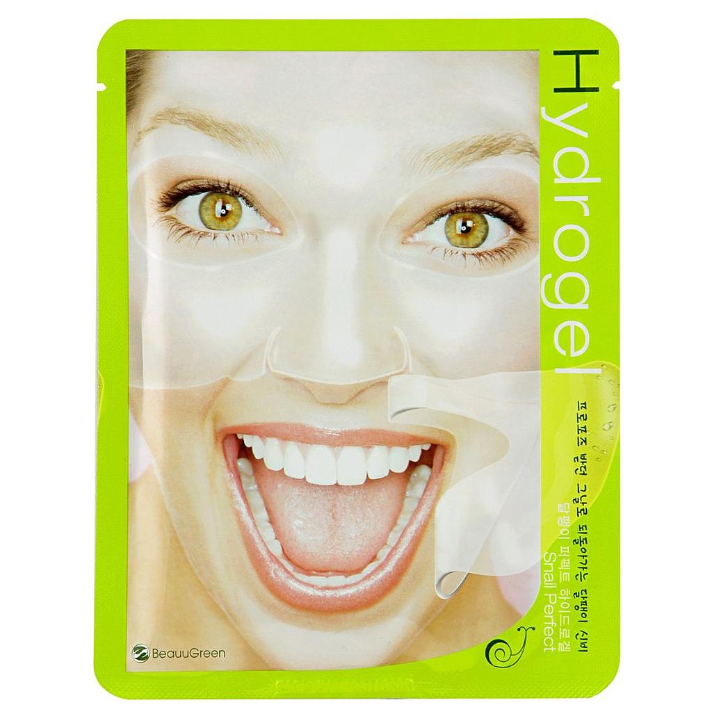 Регенерирующая гидрогелевая маска Beauugreen Micro Hole c муцином улитки, 30 гр