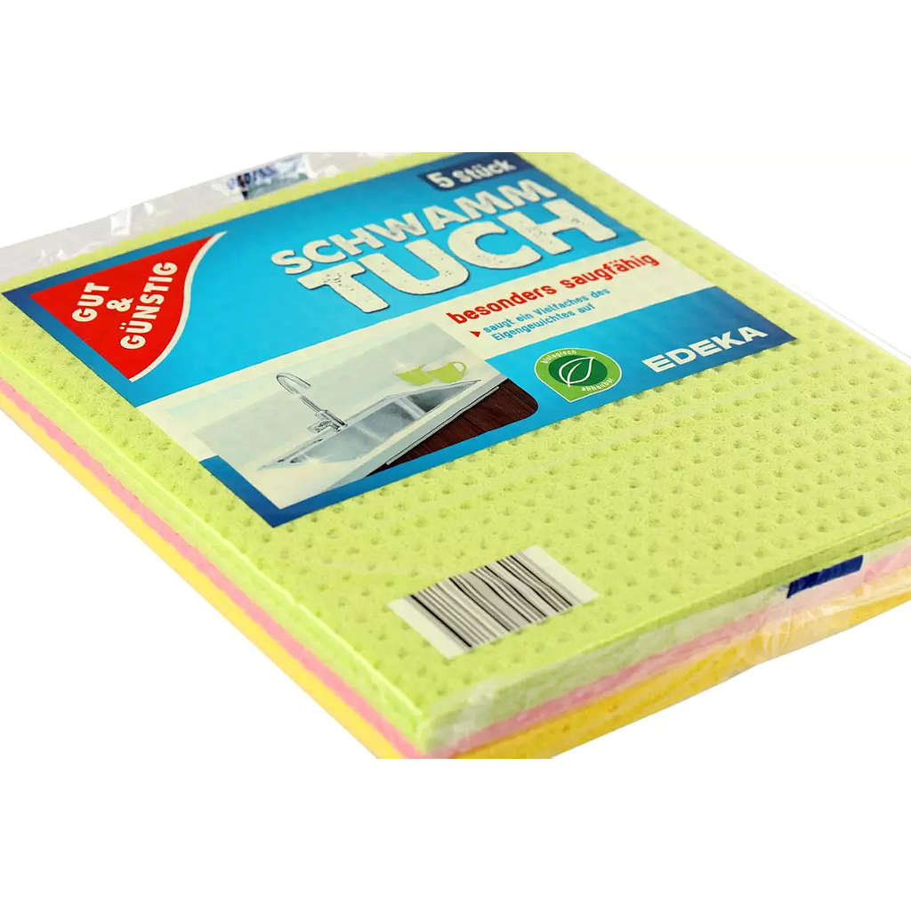 Губчатые салфетки Gut&Gunstig 5 шт