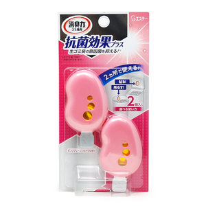 Жидкий дезодорант-ароматизатор ST для мусорных корзин, Сочный розовый грейпфрут, антибактериальный эффект, 2 х 3,2 мл