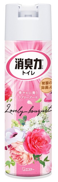 Освежитель воздуха для туалета ST SHOSHU RIKI (аэрозоль для туалета с антибактериальным эффектом «Прекрасный букет») 365 мл