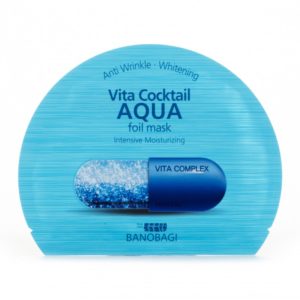 Фольгированная тканевая маска для лица BANOBAGI для глубокого увлажнения и эластичности кожи, 30 мл