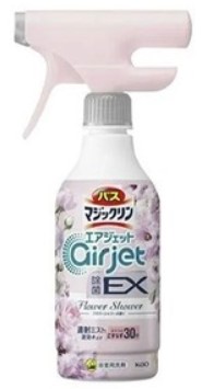 Пенящееся чистящее и дезодорирующее средство для ванной KAO MagicClean Airjet EX (антибактериальное, быстрого действия, аромат цветов) 400 мл