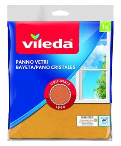Тряпка для стеклянных поверхностей Vileda VETRI 1 шт