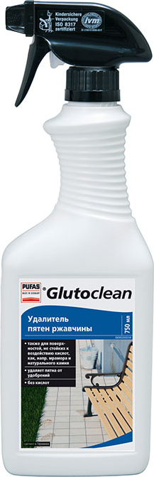 Удалитель пятен ржавчины Glutoclean, 750 мл