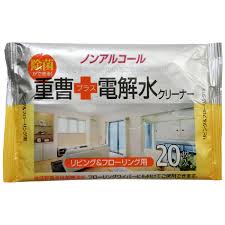 Универсальные влажные салфетки с пищевой содой и щелочной водой для уборки в комнате YUWA, 20 х 30 см, мягкая упаковка 20 шт.