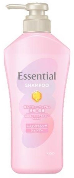 Шампунь для сухих и повреждённых волос KAO Essential  Объём и блеск 450 мл