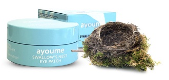 Гидрогелевые патчи для кожи вокруг глаз Аyoume подтягивающие с экстрактом ласточкиного гнезда 1,4 г * 60 шт.