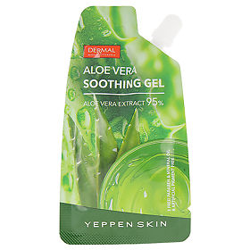 Успокаивающий и увлажняющий  гель для лица YEPPEN SKIN для любого типа кожи с экстрактом Алое Вера 95%  20 гр