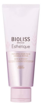 Премиальная ботаническая маска KOSE для восстановления эстетики повреждённых окрашиванием, химической завивкой и термовоздействием волос Полноценное восстановление (2 этап) 200 гр