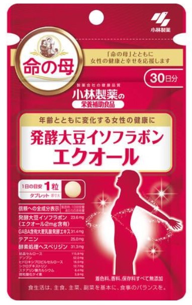 Пищевая добавка Эквол / 30 таб. / 30 дней / Kobayashi Pharmaceutical