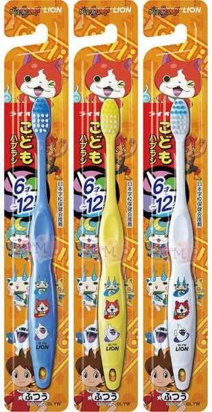 Детская зубная щетка LION Аниме - Животные Фентези (Средней жесткости) 6-12 лет 1 шт.