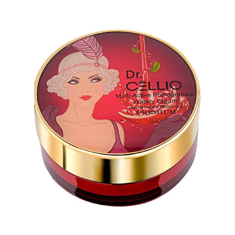 Мультиактивный крем Dr. CELLIO для лица на водной основе с гранатом, для всех типов кожии,100 г