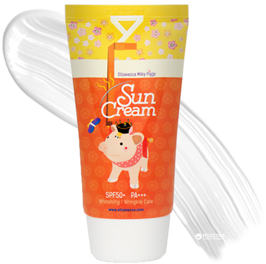 Солнцезащитный крем Еlizavecca milky piggy SPF50+ PA+++, 50 мл