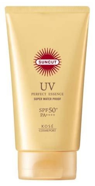 Суперводостойкая смягчающая солнцезащитная эссенция KOSE для лица и тела SPF 50+ PA++++ 60 гр