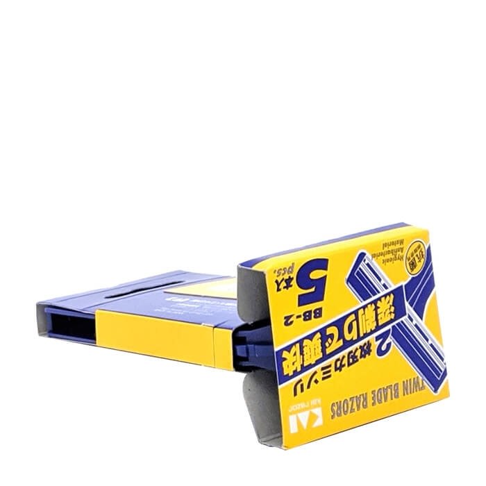 Одноразовый бритвенный станок KAI с двойным лезвием 5 шт.