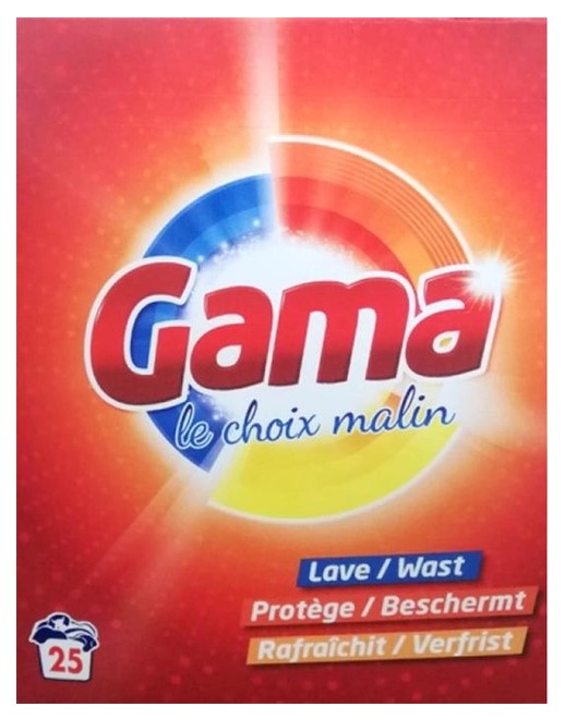 Стиральный порошок Gama UNIVERSAL 25 стирок/1,625 кг