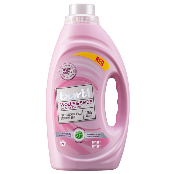 Гель для стирки BURTI Wolle&Seide для изделий из шерсти и шелка 1,45 л