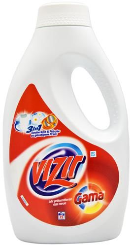 Гель для стирки Vizir 15 стирок, 975 мл.