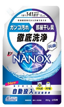 Жидкое средство LION Top Super Nanox для стирки, запасной блок 850 гр