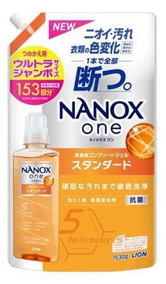 Жидкое средство для стирки LION Top Nanox One Standart (суперконцентрат), запасной блок 1530 гр