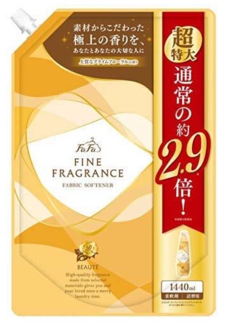 Антистатический кондиционер NISSAN FaFa для белья с ароматом цветов, мускуса и сандалового дерева, запасной блок 1,44 л