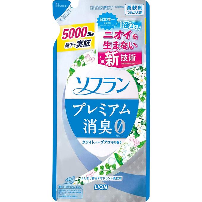 Кондиционер для белья LION  натуральный аромат луговых трав, запасной блок, 450 мл