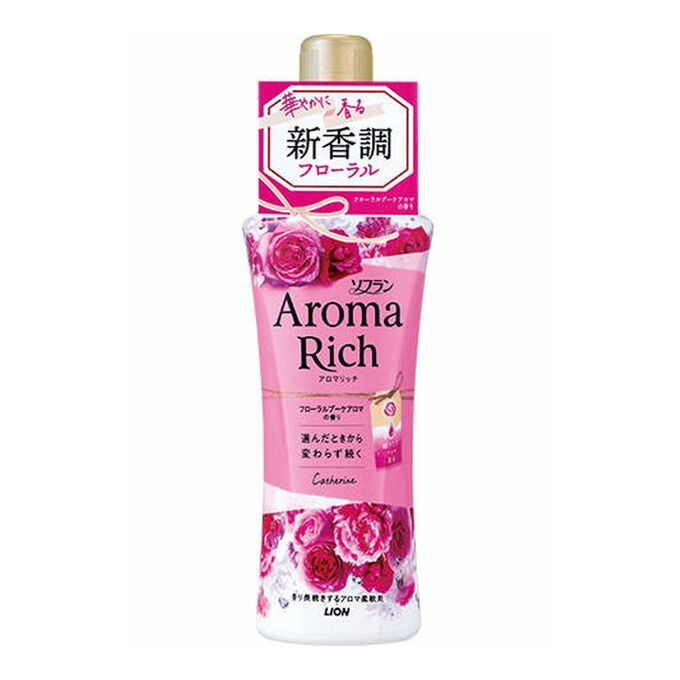 Кондиционер для белья LION AROMA (длительного действия Aroma Rich Catherine с богатым ароматом натуральных масел Катрин (женский аромат)) 520 мл