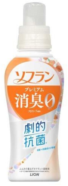 Кондиционер для белья LION SOFLAN Premium Deodorizer 204 (натуральный аромат цветочного мыла) 510 мл