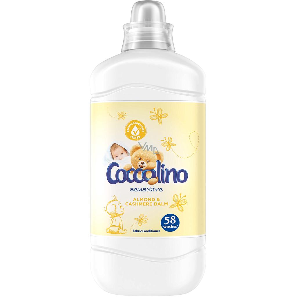 Кондиционер-ополаскиватель Coccolino Sensitive Almond & Cashmere Balm 1450 мл
