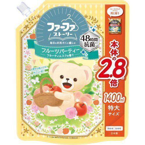 Кондиционер-ополаскиватель для белья NISSAN FAFA с антибактериальным эффектом (с ароматом прекрасных фруктов) 1400 мл