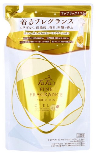 Кондиционер-спрей для тканей NISSAN FAFA с прохладным ароматом белых цветов, запасной блок, 270 мл