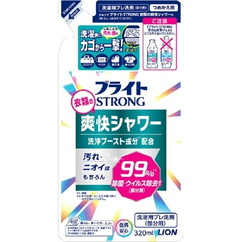 Гель-отбеливатель LION для стойких загрязнений Супер яркость для точечного нанесения, с антибактериальным эффектом, сменная упаковка 320 мл