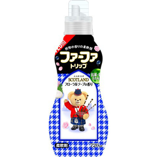 Детский кондиционер-ополаскиватель NISSAN FAFA с антибактериальным эффектом с прохладным ароматом мыла 720 мл