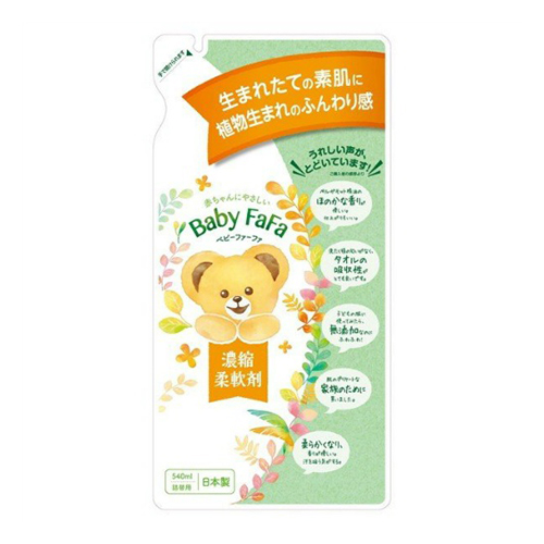 Кондиционер для стирки детской одежды NISSAN FAFA Baby FaFa Series, запасной блок, 540 мл