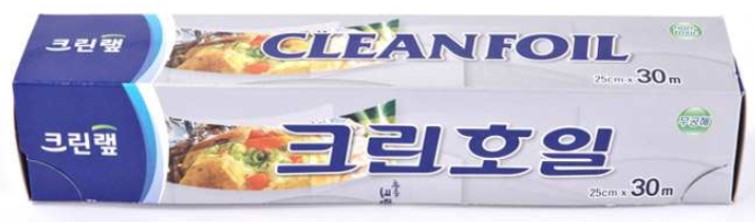 Алюминиевая фольга CLEANNWRAP (с отрывным краем-зубцами) 33 см х 30 м