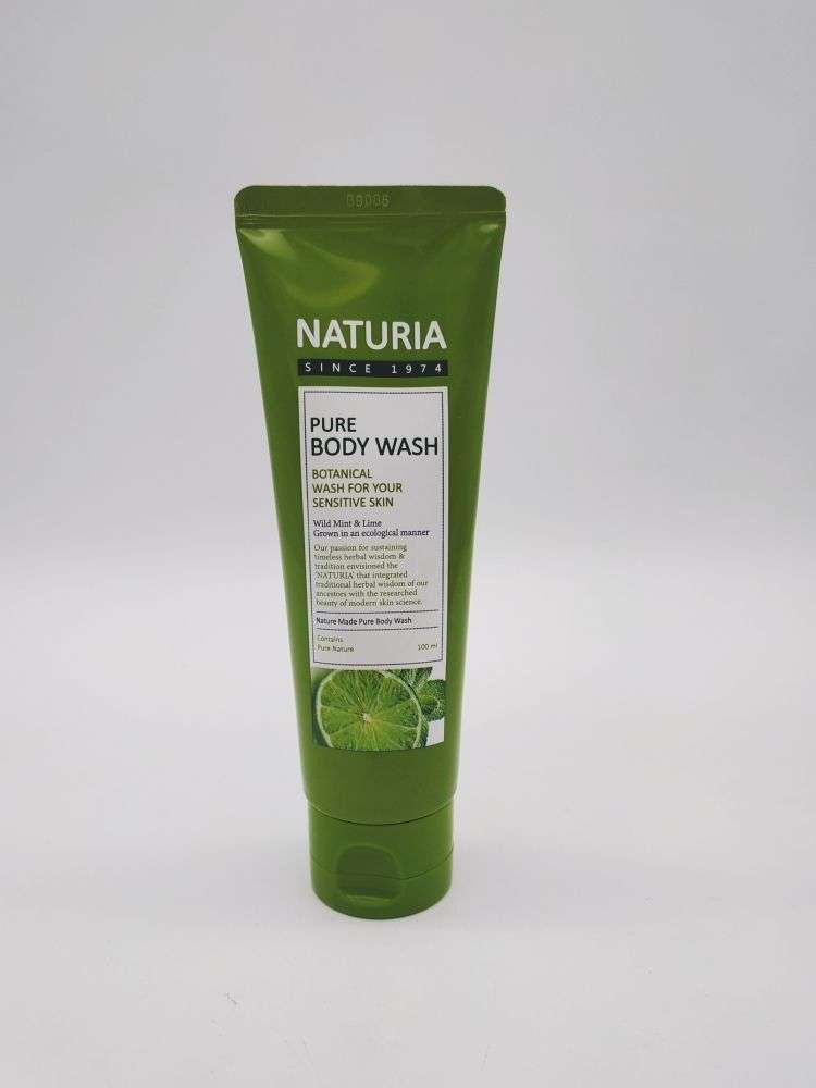 Гель для душа Evas Naturia Мята/Лайм Pure Body Wash, 100 мл