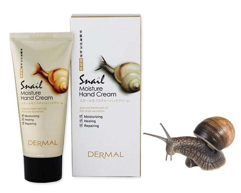 Крем для рук DERMAL питательный увлажняющий со слизью улитки 50 гр.