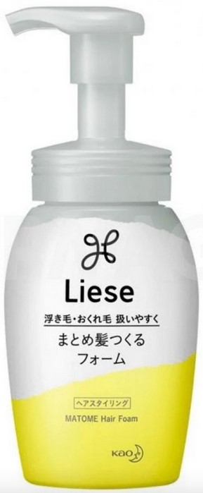 Пенка для укладки волос и создания хвостов и пучков KAO Liese 200 мл