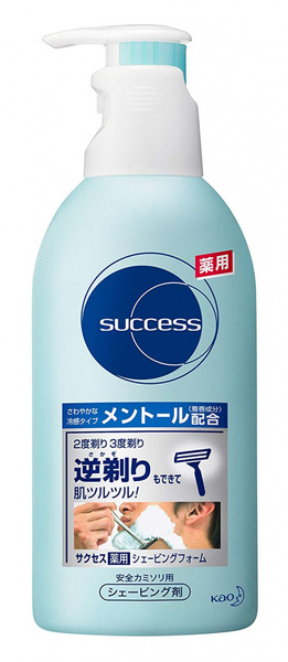 Пена для бритья КAO Success с ментолом, диспенсер 250 г