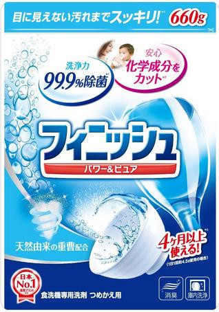 Порошок для посудомоечных машин Earth Chemical Finish Power&Pure 800 гр.