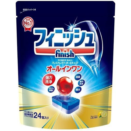 Таблетки для посудомоечных машин EC Finish Tablet (с ароматом лимона) 24 шт. (МУ)