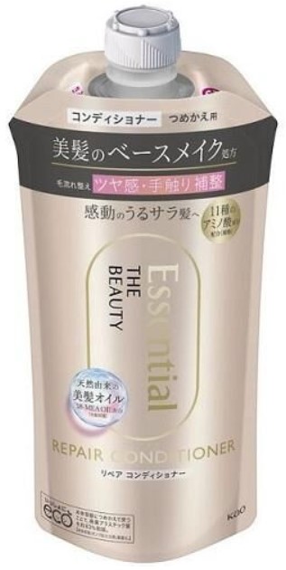 Кондиционер для повреждённых волос KAO Essential The Beauty разглаживающий кутикулу Увлажнение и восстановление 340 мл
