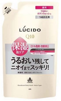 Мужское жидкое мыло Mandom Lucido Deodorant Body Wash (для мужчин после 40 лет), запасной блок 380 мл