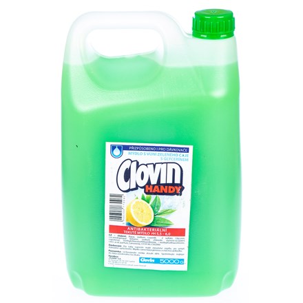 Мыло жидкое Clovin Handy Лимон и зеленый чай 5 л