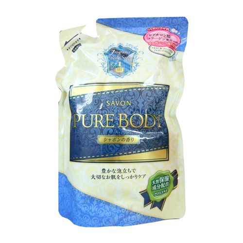 Увлажняющее крем-мыло MITSUEI Pure Body с гиалуроновой кислотой, коллагеном, экстрактом алоэ (аромат мыла) МУ 400 мл