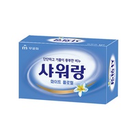 Мыло туалетное MUKUNGHWA твердое с нежным с ароматом белых цветов 130 гр.