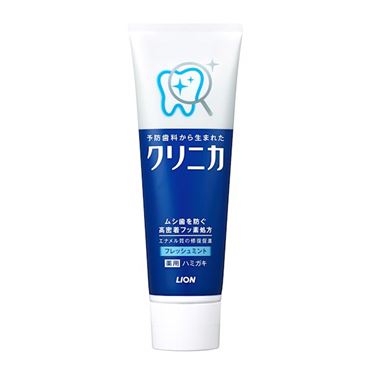 Зубная паста LION Clinica Fresh Mint с освежающим ароматом мяты, вертикальная туба, 130 гр.