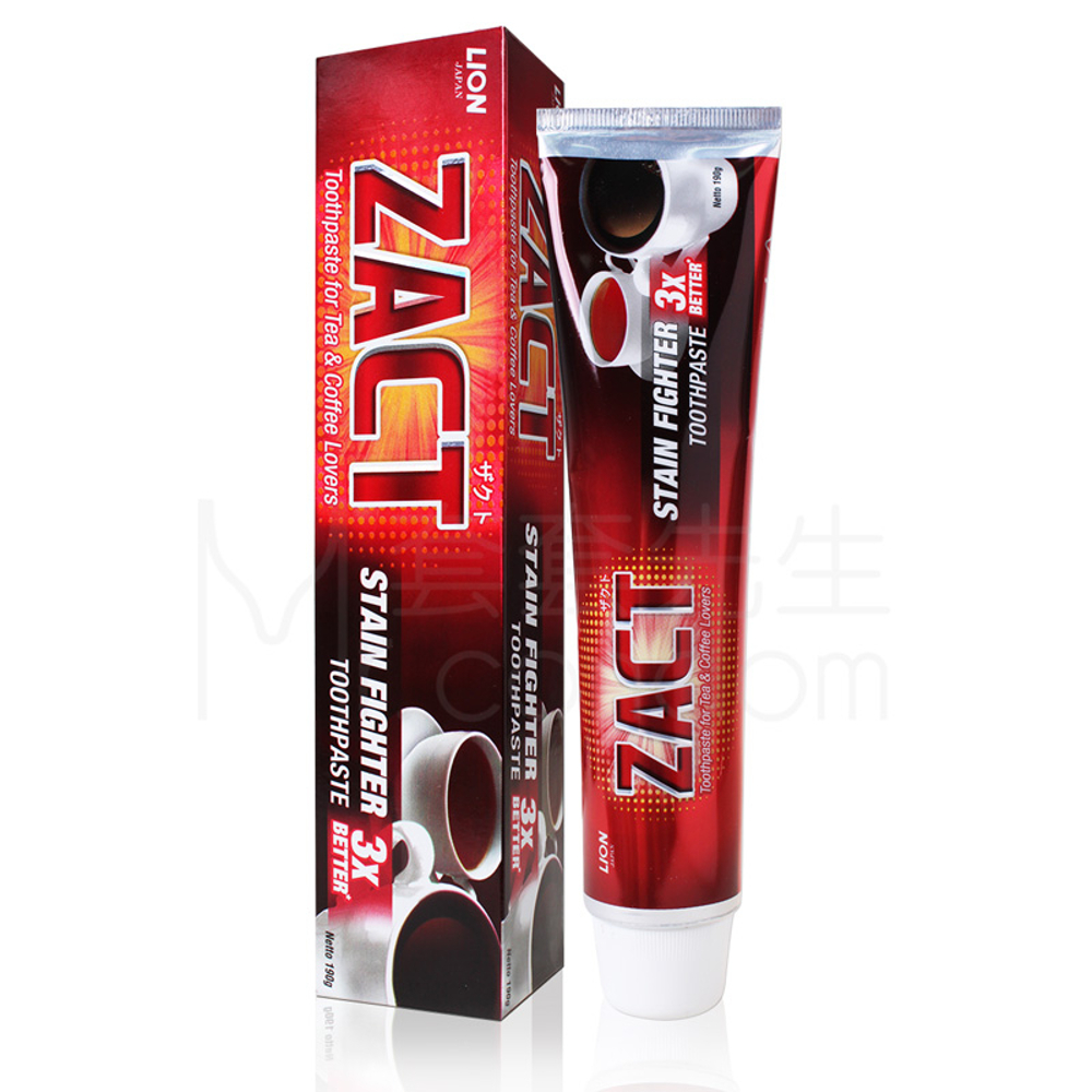 Зубная паста Zact Smoker and Tea, 190 гр